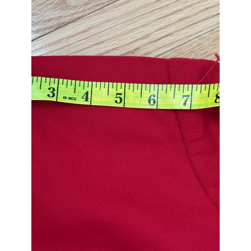 Vintage Dressbarn Red Short Sleeve Blazer Jacket Women’s Petite Career Chic - Picture 10 of 12